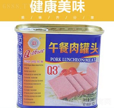 Q3午餐肉罐頭340克優質